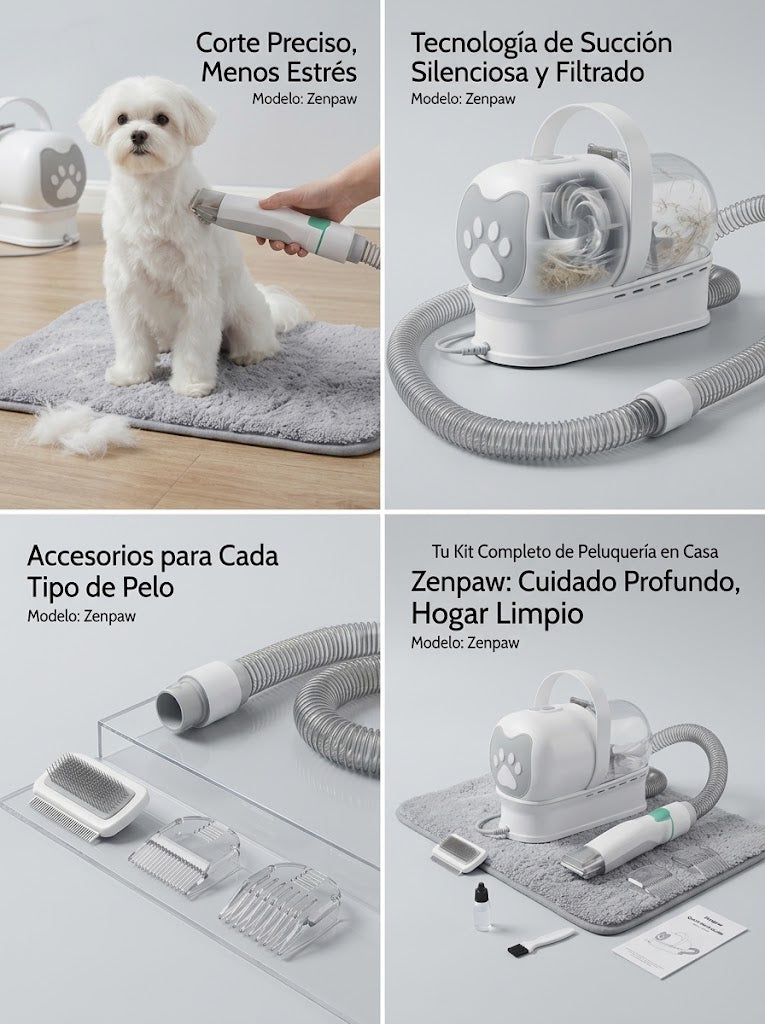ZenPaw 7-in-1 Multifunctional Pet Grooming Kit